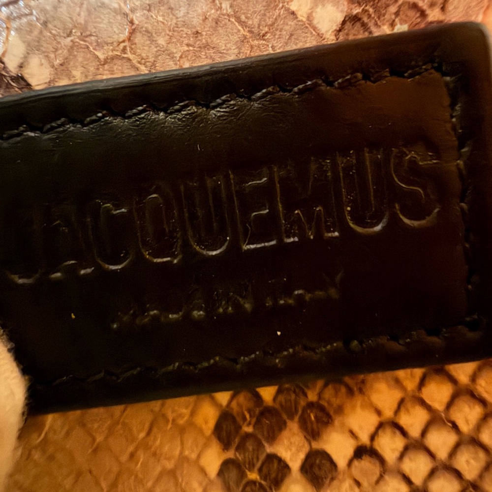 Jacquemus Le Grand Bambino Bag in Snake Embossed - Picture 14 of 16